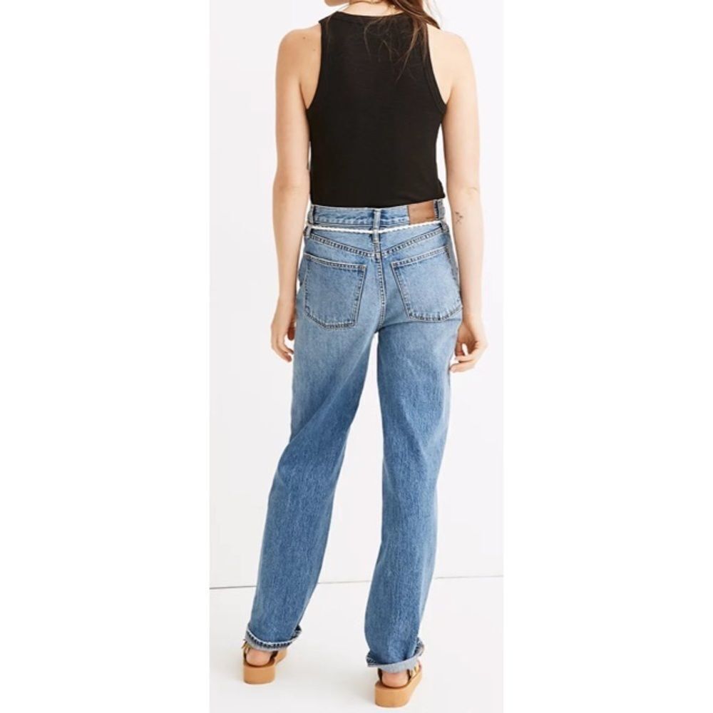 Madewell The Dadjean In Kingshill Wash With Removable Rope Belt - Picture 2 of 5
